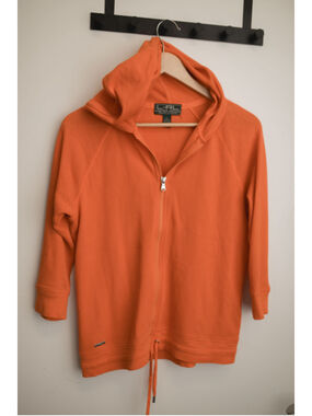 Women's Lauren Active Ralph Lauren Orange Hoodie L